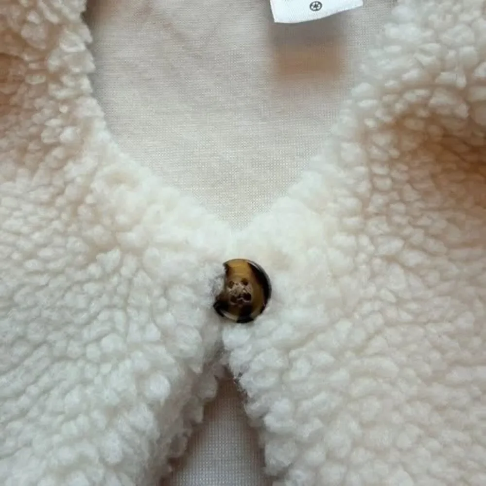 Carter's Teddy Bear Sherpa Vest Hat Set 9M Neutral Baby Outfit